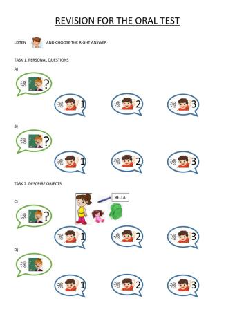 revision oral test