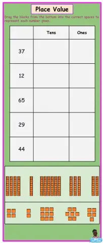 Place Value with Base 10 Blocks - 1