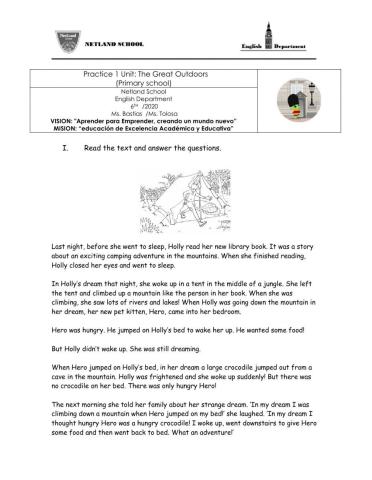 Unit : The Great Outdoors