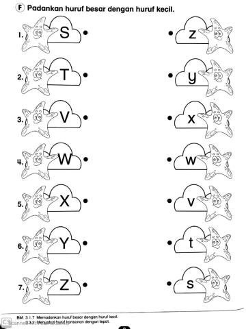 Suai huruf besar dan huruf kecil 2
