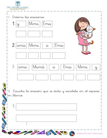 Lectoescritura sílabas ma, me, mi, mo, mu