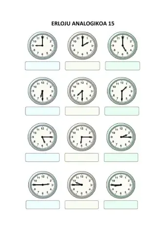 Erloju analogikoa 15