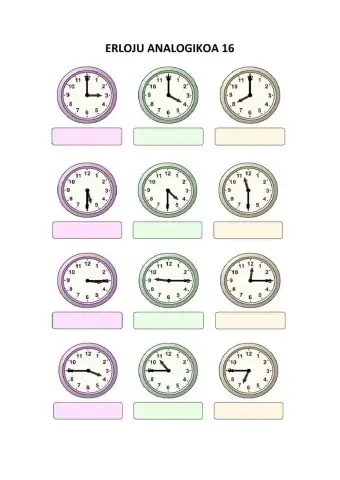 Erloju analogikoa 16