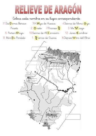 Relieve Aragón