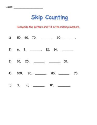 Skip Counting