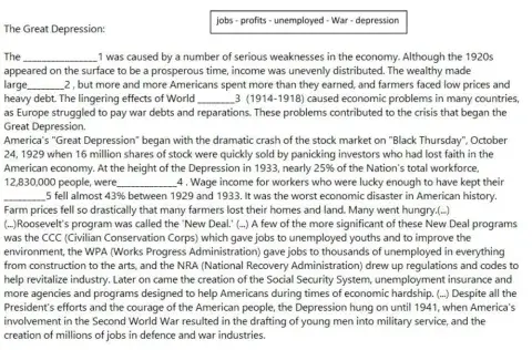 The great depression