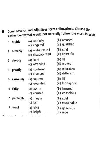 Intensifying adverbs CAE1