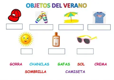 Vocabulario de verano