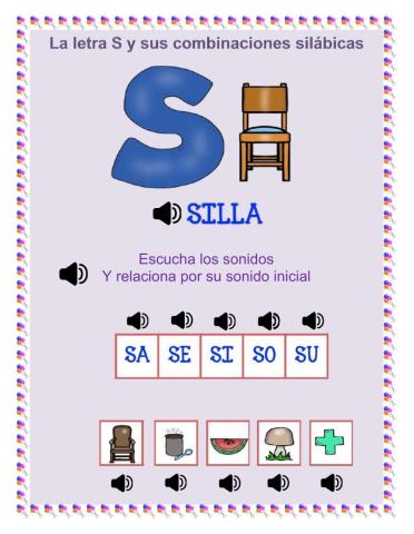 Letra s