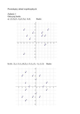 Układ współrzędnych
