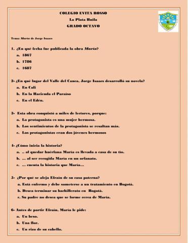 María de Jorge Isaacs