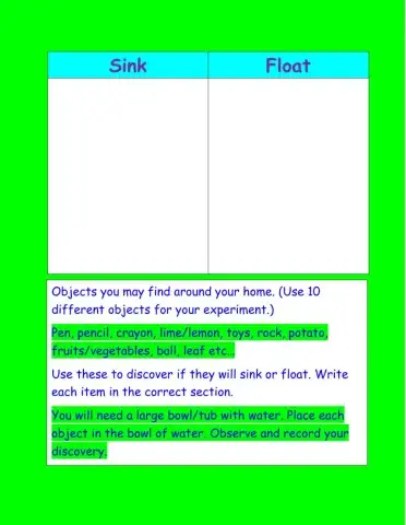 Sink and Float