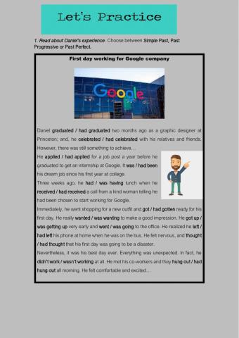 Tense review - mywe 2020