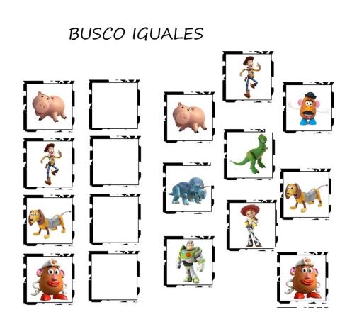 Busco Iguales 2 toy story