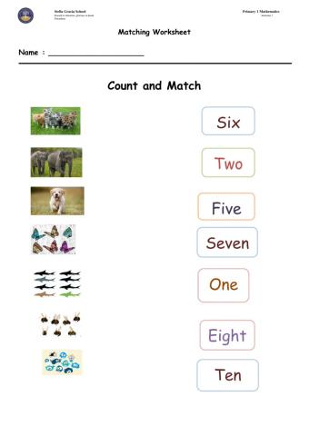 COUNT AND MATCH e
