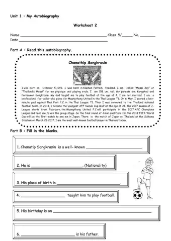 My Autobiography ws 2