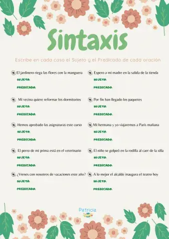 Sintaxis