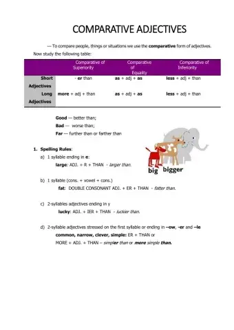 Comparative Adjectives