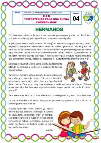 Comprensión lectora