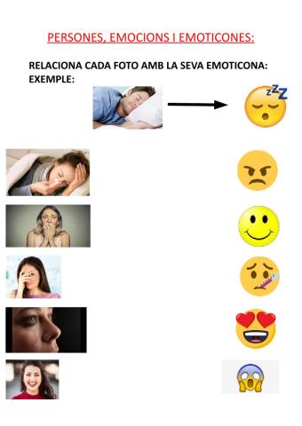 PERSONES, EMOCIONS I EMOTICONES