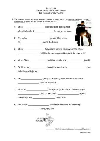 Past simple Vs Past Continuous