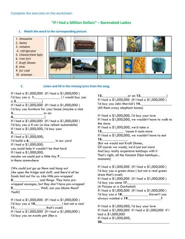 If I had a million dollars