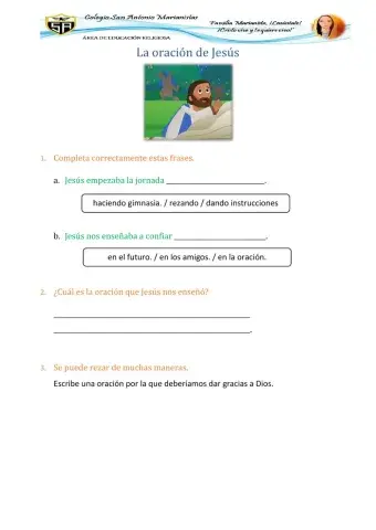 La oración de Jesús