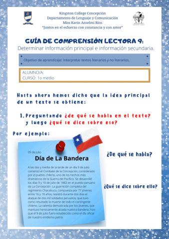 Determinar información principal y secundaria