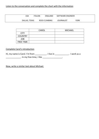 Personal information