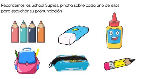 School supplies in my house