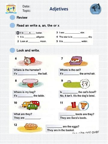 Adjectives