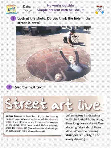 Simple present with he, she, it