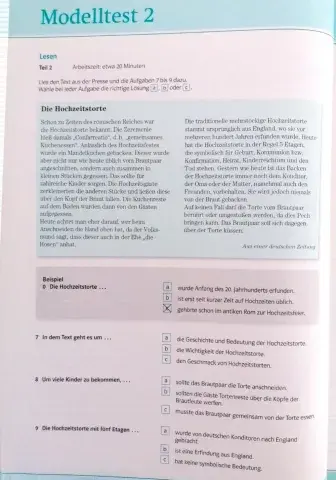 Lesenverstehen B1 Teil 2