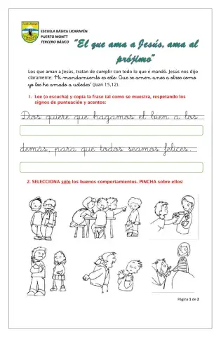 Guía 15 - 3º Básico