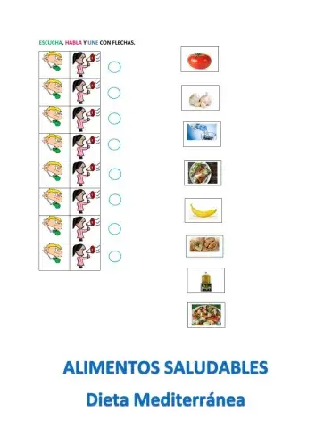 Vocabulario dieta mediterránea
