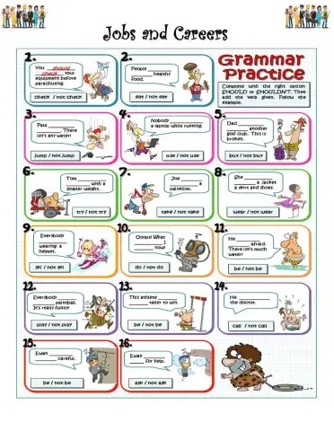 Should and Shouldn-t