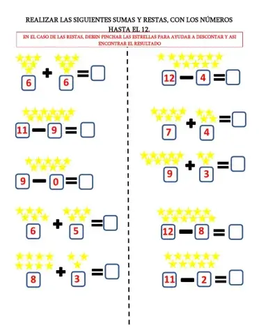 Mix de sumas y restas