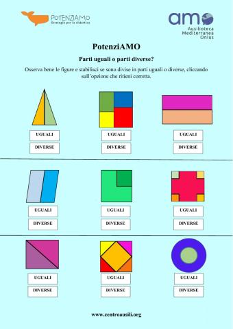 Parti uguali o parti diverse?