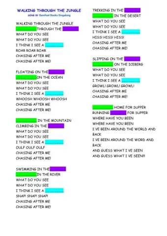 Walking through the jungle