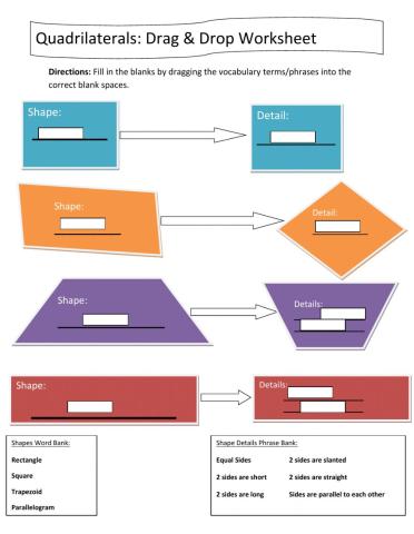 Quadrilateral Shapes