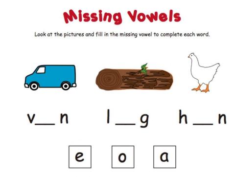 Missing Vowel