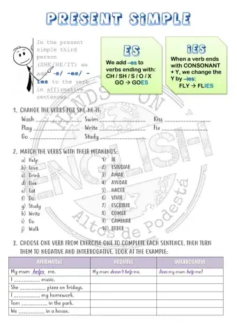 Present simple revision