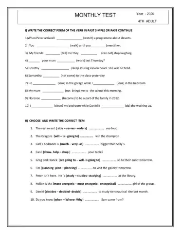 Present Simple Vs Present Contunuous