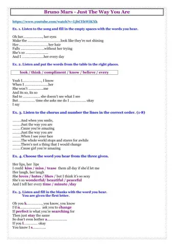 Just the way you are - song