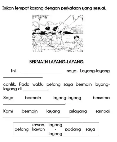 Bahasa Melayu Tahun 1 Efektif