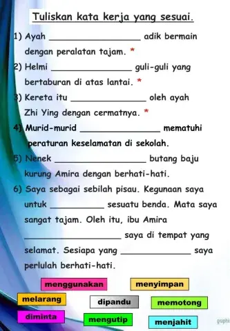 Kata Kerja Tahun 2