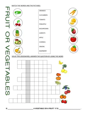 Fruit vs Vegetables