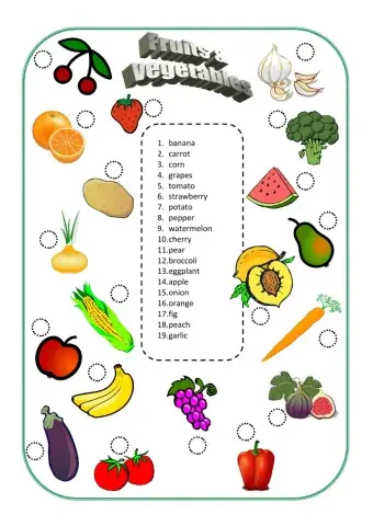 Friut and Vegetables