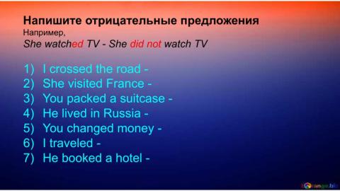 Project Lesson 10 task 5 did not