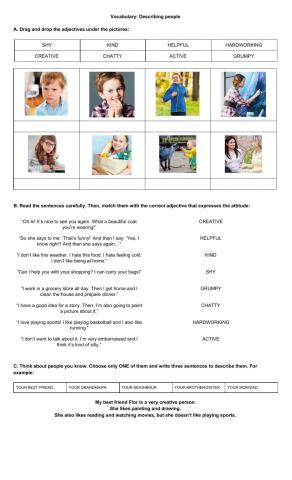 Vocabulary: Describing People